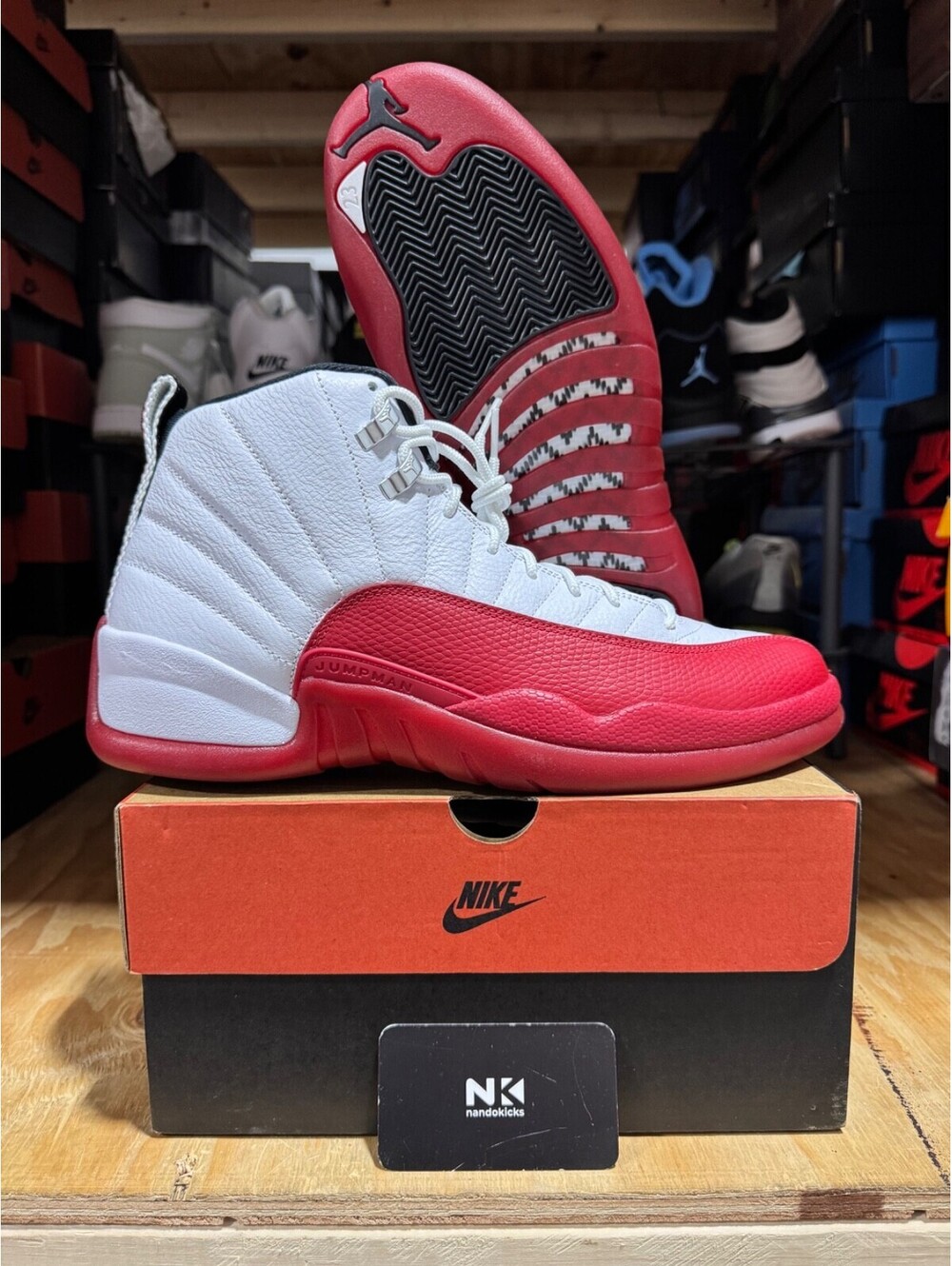 Air Jordan 12 Retro 'Cherry' 2023 CT8013-116 NEW MENS SIZE 12